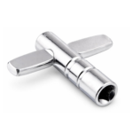 Universal Chrome-Plated Drum Tuning Key Tool for Snare, Bass & Tom Drums