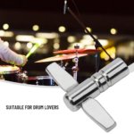 Universal Chrome-Plated Drum Tuning Key Tool for Snare, Bass & Tom Drums - Image 2