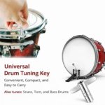 Universal Chrome-Plated Drum Tuning Key Tool for Snare, Bass & Tom Drums - Image 4
