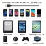 High-Speed USB to Micro USB Charging and Data Cable for Android Devices - Image 4