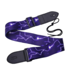Adjustable 5cm Wide Polyester Guitar Strap for Electric, Acoustic & Bass Guitars – Comfortable Shoulder Strap for Adults & Children
