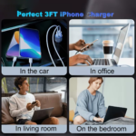 High-Speed Lightning to USB Charging & Data Sync Cable for iPhone X Max and Compatible Apple Devices - Image 4