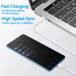 USB-C to USB-C 20W Power Delivery Fast Charging Cable for Smartphones & Tablets - Image 2