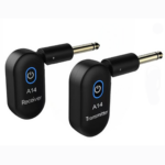 A14 2.4GHz Wireless Guitar System with 100ft Range – Rotatable Plug & Play Transmitter Receiver for Guitar, Bass, Violin & Keyboard