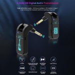2.4G Wireless Guitar Transmitter & Receiver System – 48K/16bit, 40M Range, Rechargeable & 282° Rotatable - Image 3