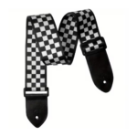 2-Inch Wide Double-Layer Cotton Guitar Strap with Long Leather Ends – Adjustable Strap for Electric, Acoustic & Bass Guitars - Image 2