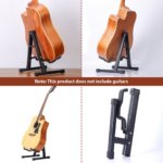 Portable Foldable A-Frame Guitar Stand with Non-Slip Rubber Pads & Soft Sponge Protection – Universal Floor Stand for Acoustic, Electric & Bass Guitars - Image 4