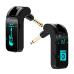 2.4G Wireless Guitar Transmitter & Receiver System – 48K/16bit, 40M Range, Rechargeable & 282° Rotatable