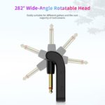 2.4G Wireless Guitar Transmitter & Receiver System – 48K/16bit, 40M Range, Rechargeable & 282° Rotatable - Image 2