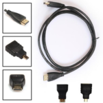 3-in-1 HDMI Cable 1.5M High-Speed HDMI, Mini HDMI and Micro HDMI Adapter - Image 2