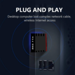 300Mbps USB Wi-Fi Adapter 2.4GHz 802.11n Wireless Network Receiver WiFi Adapter for Easy Internet Access - Image 3