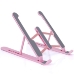 P1 Portable Adjustable Laptop Stand Riser with 6-Level Height Adjustment